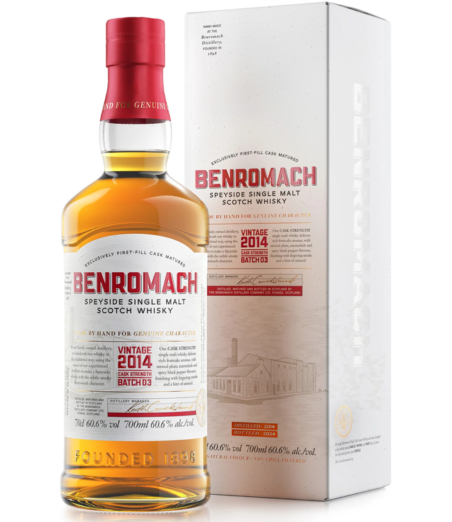 Benromach Vintage 2014 Cask Strength Batch 3 0,70 ltr 60,6%