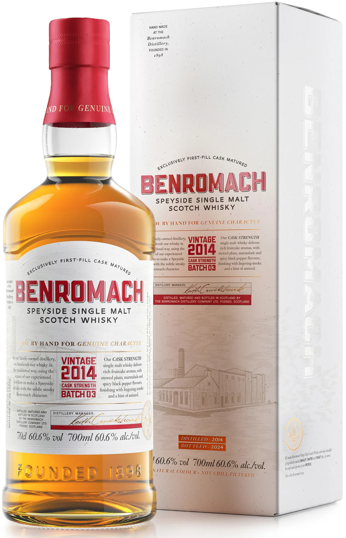 Benromach Vintage 2014 Cask Strength Batch 3 0,70 ltr 60,6%