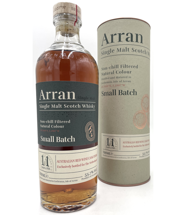 Arran Small Batch Australian Wine Cask 11 Years Old 0,70 ltr 55,7%