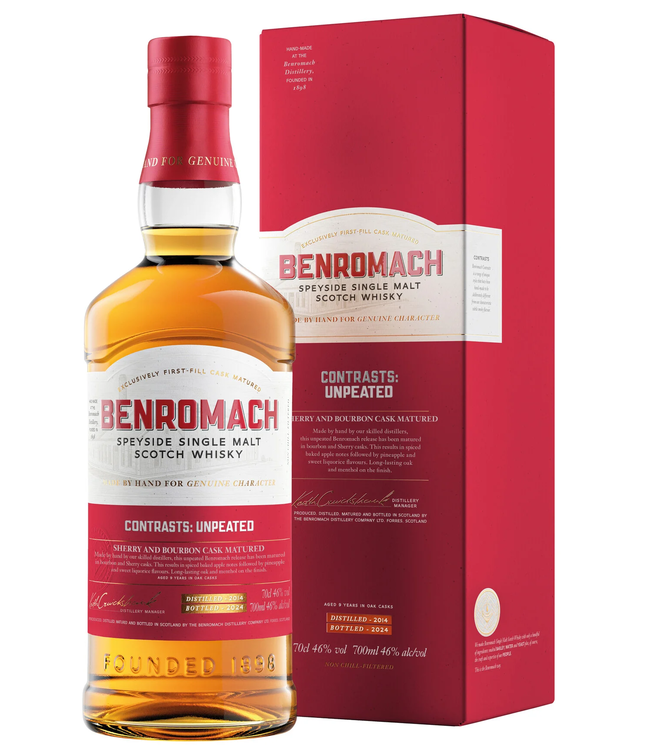 Benromach Unpeated 0,70 ltr 46%