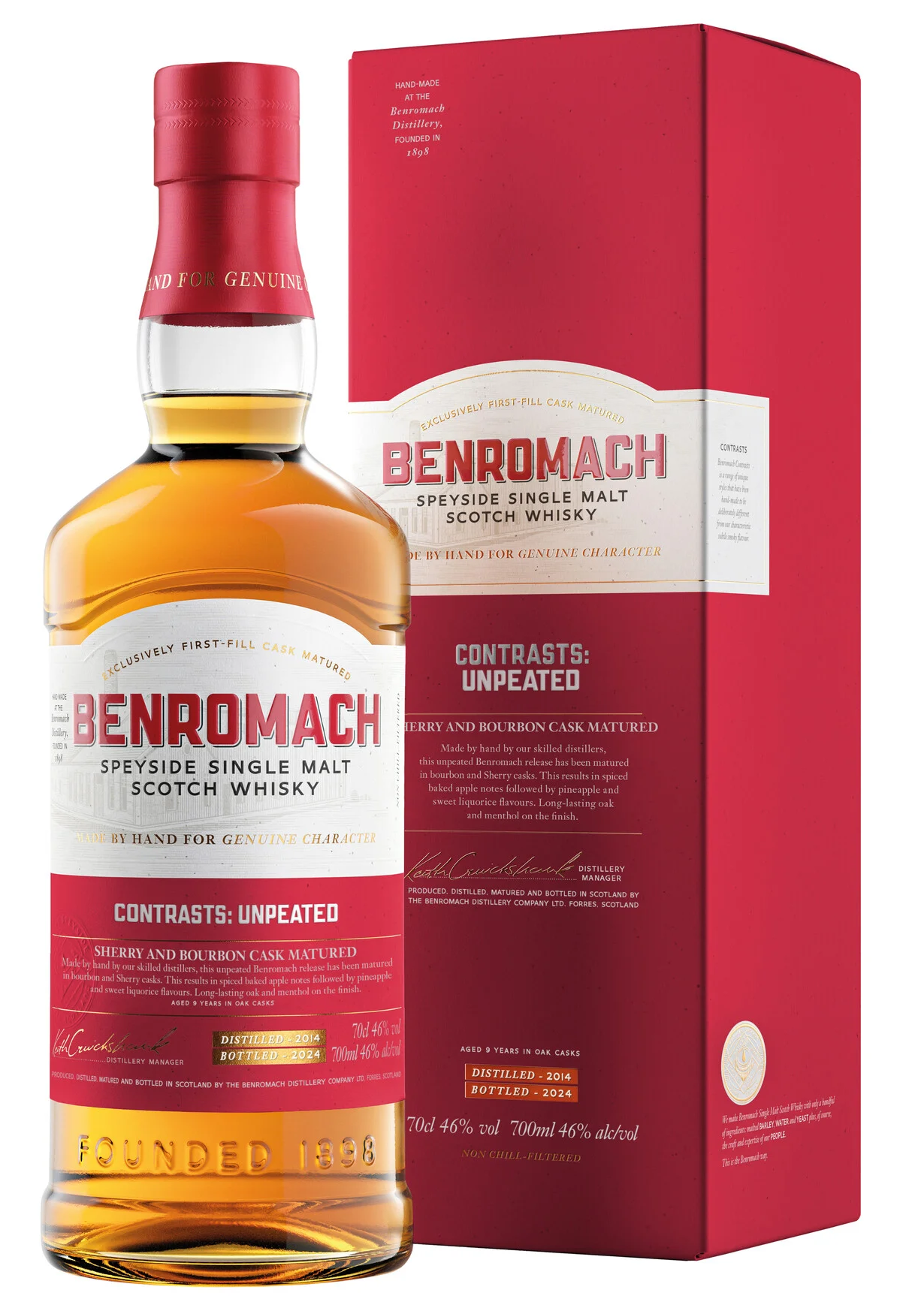 Benromach Unpeated 0,70 ltr 46%