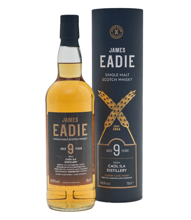 Caol Ila 9 Years Old 2015 James Eadie 0,70 ltr 54,9%