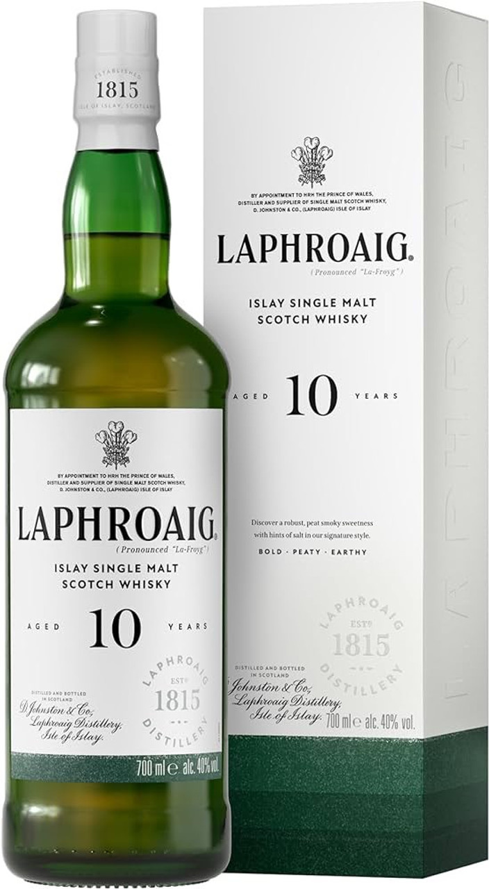 LAPHROGOAIG10years 700ml 40℃ 9本セット❤️ : Laphroaig 10 Years 40