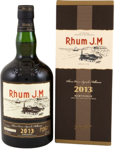 Rhum Jm Rum Vintage 2013 0,70 ltr 43,8%