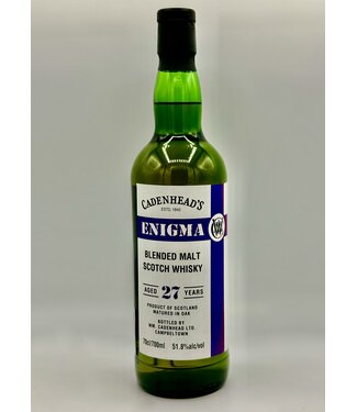 Cadenhead Enigma Blended 27 Years Old 1997 Cadenhead 0,70 ltr 51,8%