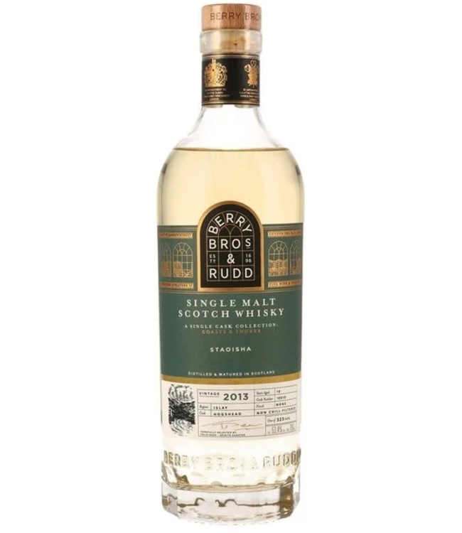Berry Bros & Rudd Bunnahabhain Staoisha 2013 Cask 10515 0,70 ltr 53,4%
