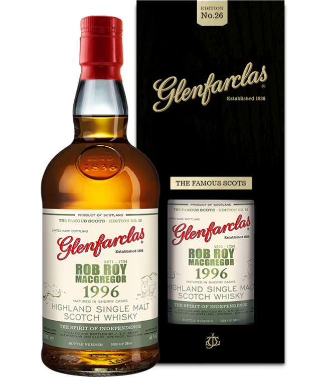 Glenfarclas 1996 Rob Roy McGregor No. 26 0,70 ltr 46%