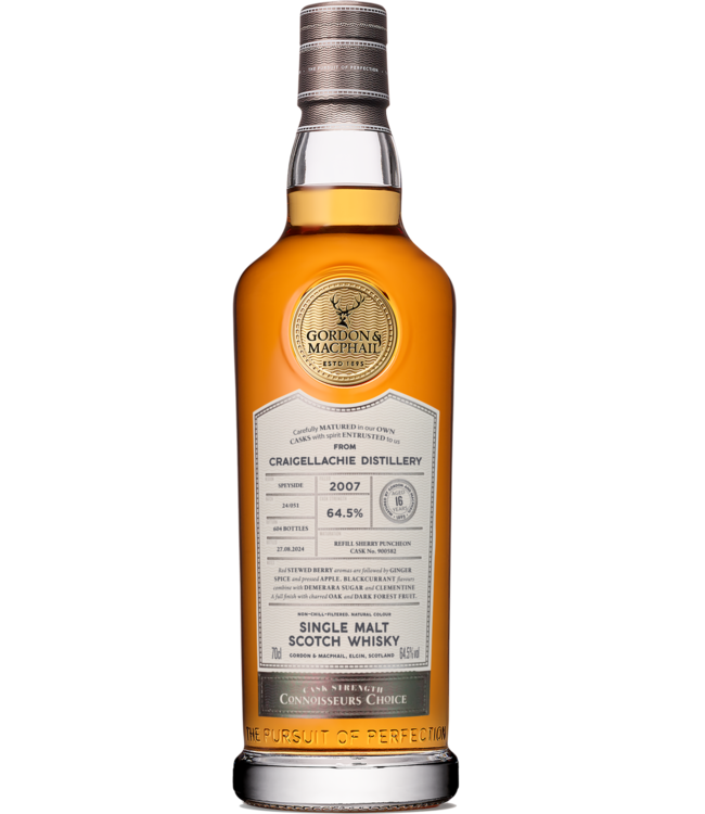 Craigellachie 16 Years Old 2007 Gordon & MacPhail 0,70 ltr 64,5%