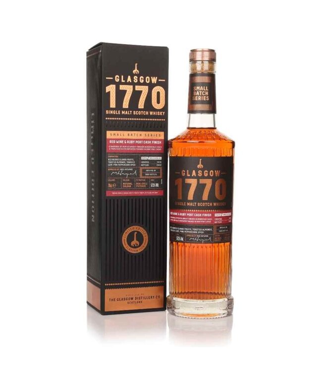 1770 Glasgow Distillery Red Wine & Ruby Port Cask 0,70 ltr 57,5%