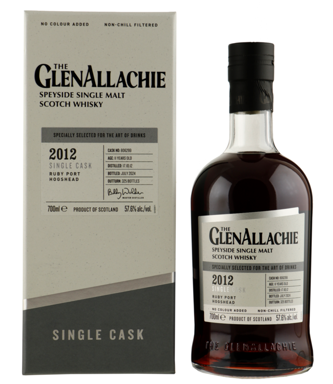 Glenallachie 12 Years Old 2012 Cask 806299 Art Of Drinks 2024 0,70 ltr 57,6%