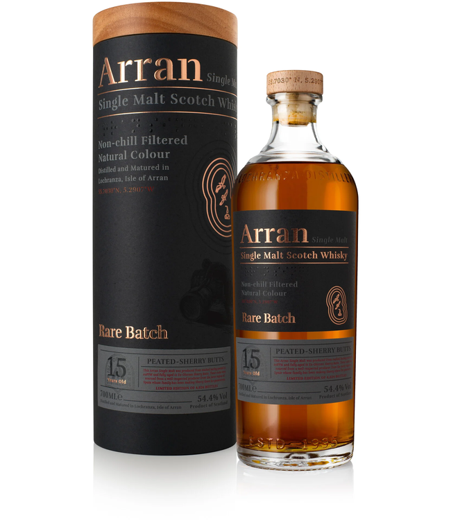 Arran 15 Years Old Rare Batch Peated Sherry Butts 0.70 ltr 54.4%