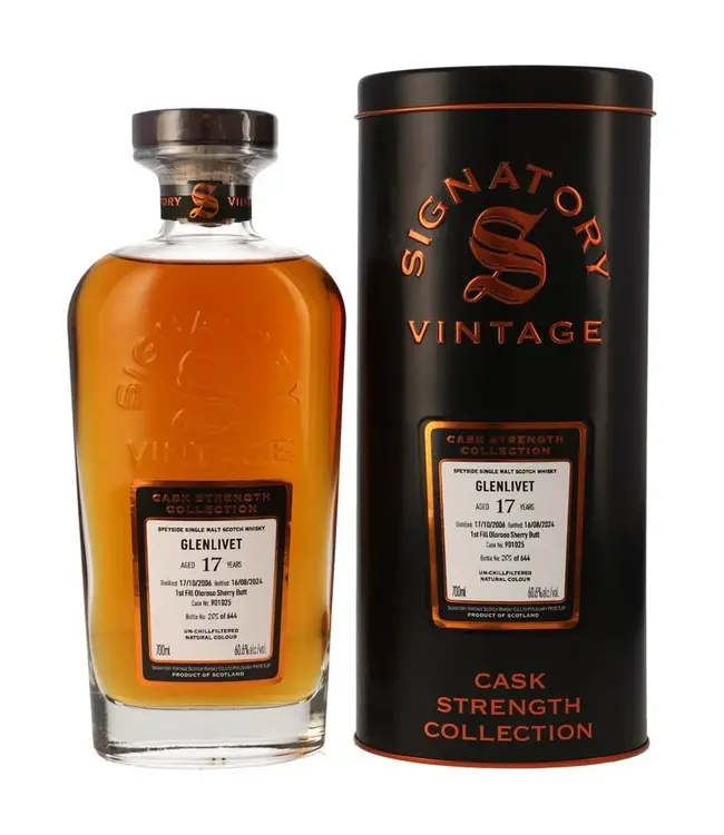 Glenlivet 2006 Signatory Cask Strength Cask 901025 0,70 ltr 60,6%