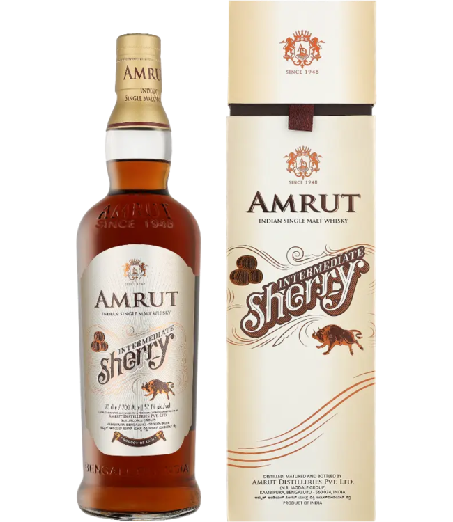 Amrut Intermediate Sherry Single Malt Whisky 0,70 ltr 57,1%