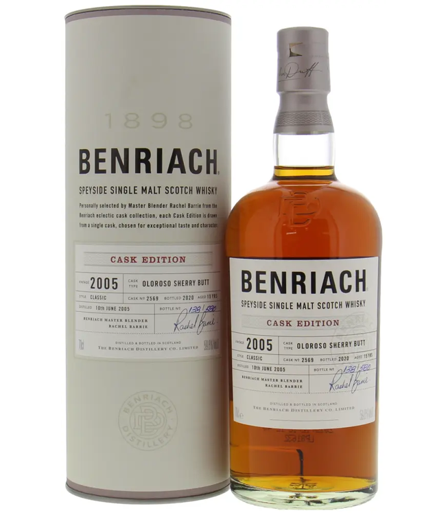 Benriach 15 Years Old 2005 Cask 2569 0.70 ltr 59.8%