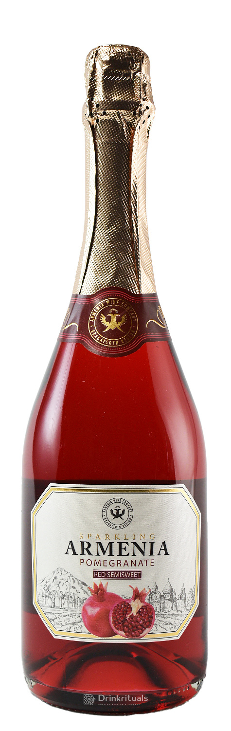 Armenia Wine Pomegranate Sparkling 0.75 ltr 11.5%