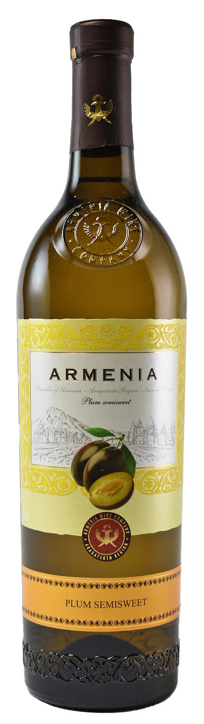 Armenia Wine Plum Semisweet 0.75 ltr 12.5%