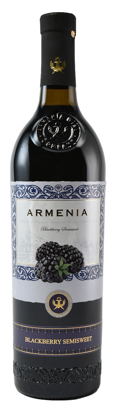 Armenia Wine Blackberry Semisweet 0.75 ltr 12.5%