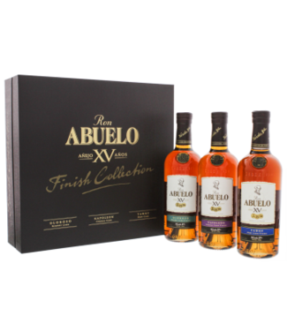 Abuelo 15 Years Old Cask Finish Rum Collection Triple Pack 0,60 ltr 40%