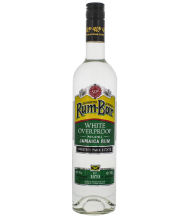 Worthy Park Rum Bar Overproof 0,70 ltr 63%