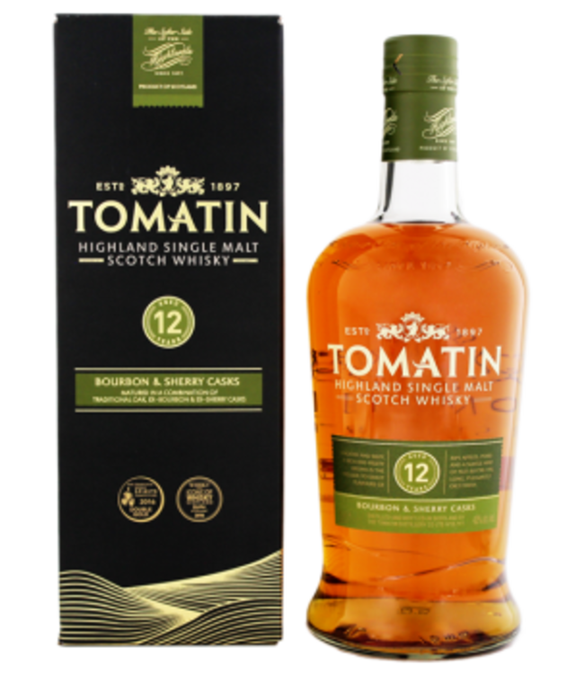 Tomatin 12 Years Old 1,00 ltr 43%