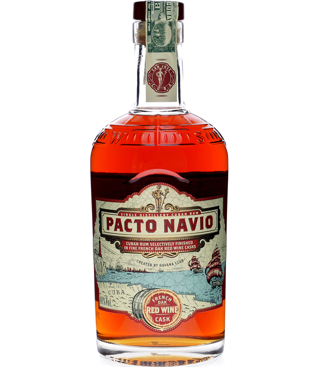 Pacto Navio Red Wine Cask Finish Rum 0,70 ltr 40%