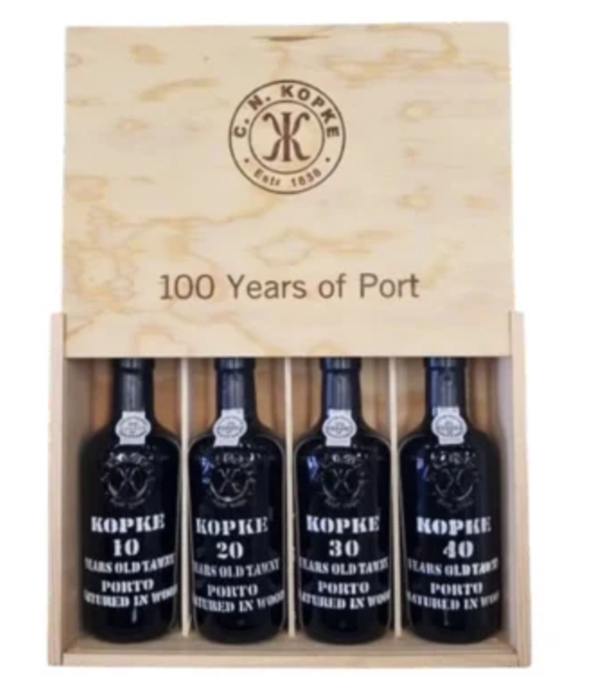 Kopke 100 Years of Port Giftset 4 x 0,375 ltr 20%
