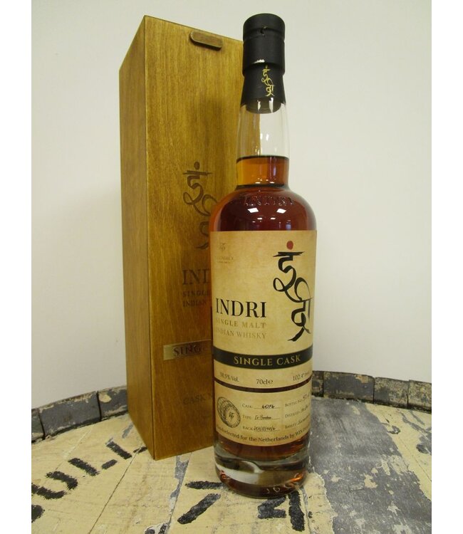 Indri Single Cask 4074 Bourbon Barrel For The Netherlands by WIN 0,70 ltr 58,5%