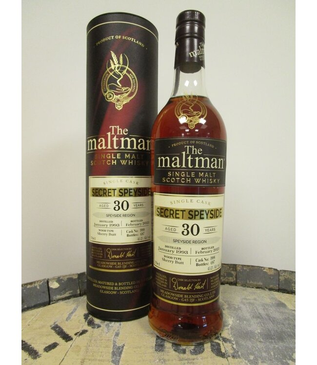 Secret Speyside 30 Years Old 1993 The Maltman 0,70 ltr 45,2%