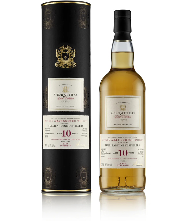 Tullibardine 10 Years Old 2010 Old Dewar Rattray 0,70 ltr 56,9%