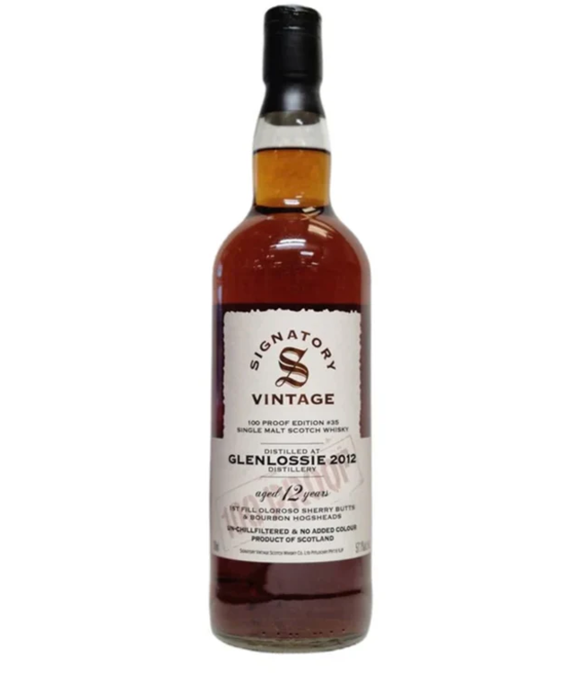 Glenlossie 2012 Signatory Vintage 100 Proof Edition #35 0,70 ltr 57,1%