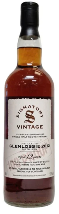 Glenlossie 2012 Signatory Vintage 100 Proof Edition #35 0,70 ltr 57,1%