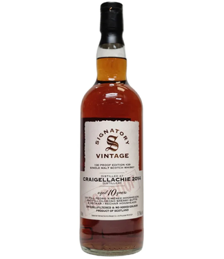 Craigellachie Craigellachie 2014 Signatory Vintage 100 Proof Edition #39 0,70 ltr 57,1%