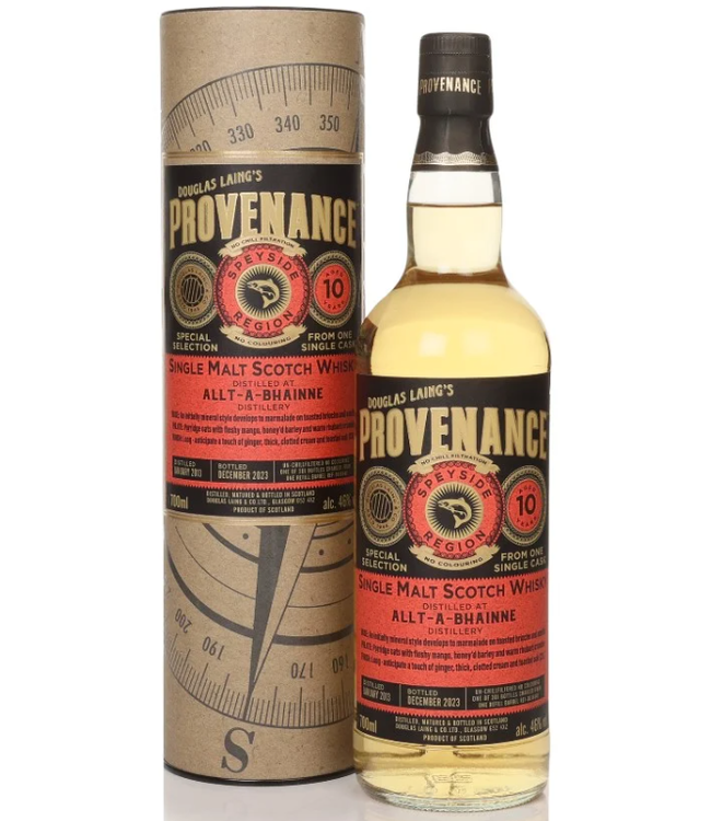 Allt-A-Bhainne 10 Years Old Provenance 0,70 ltr 46%