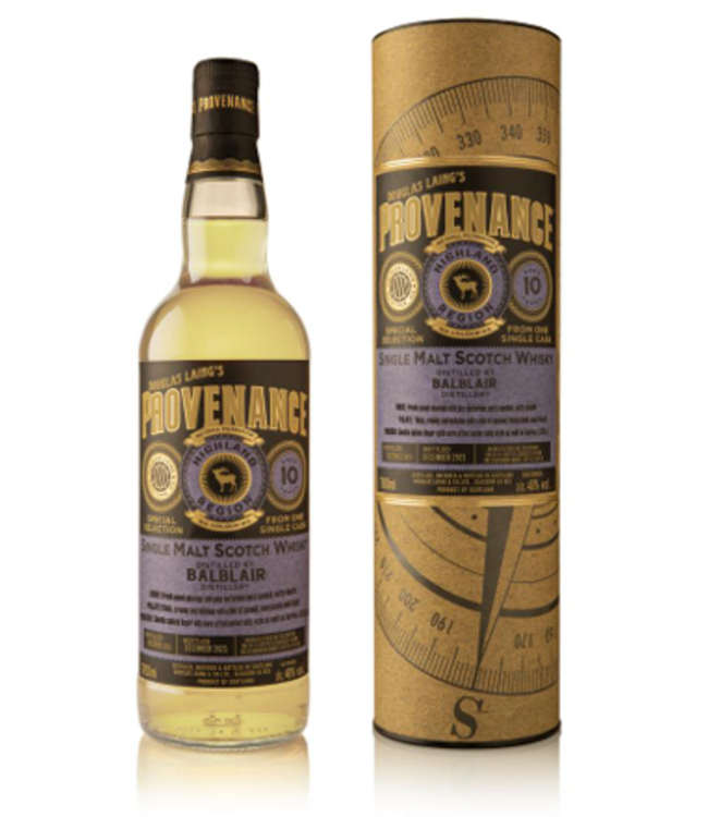 Balblair 10 Years Old Provenance 0,70 ltr 46%