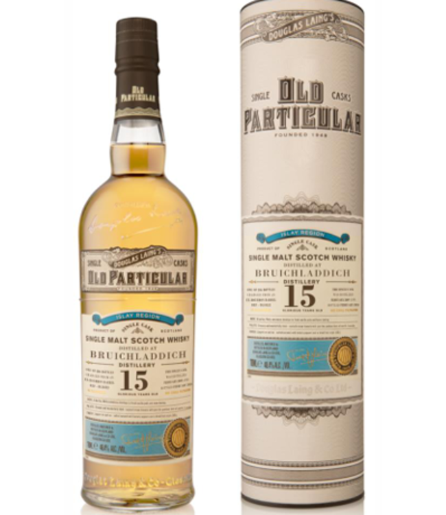 Old Particular Bruichladdich 15 Years Old 2009 0,70 ltr 48,4%