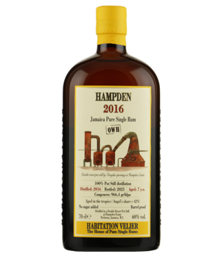Habitation Velier Hampden 7 Years Old 2016 0,70 ltr 60%