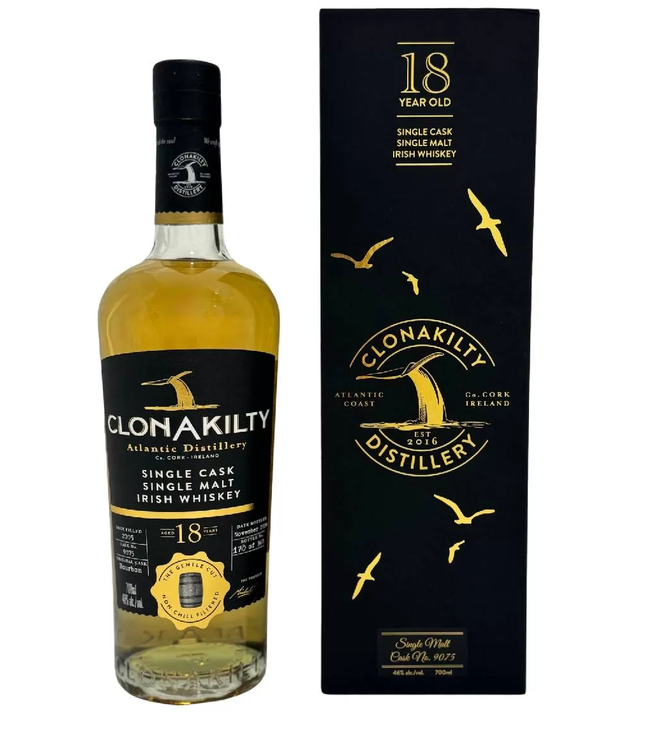 Clonakilty 18 Years Old Single Cask Irish Whiskey 0,70 ltr 46%