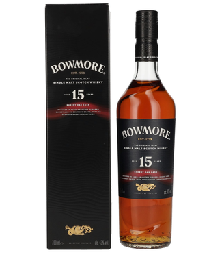 Bowmore 15 Years Old Single Malt Sherry Cask 0,70 ltr 43%