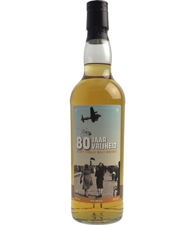 Bevrijdings Whisky 80 Jaar Vrijheid (Bunnahabhain Staoisha) 0,70 ltr 55%