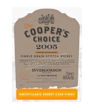 Invergordon Invergordon 19 Years Old 2005 Cooper's Choice 0,70 ltr 49.5%
