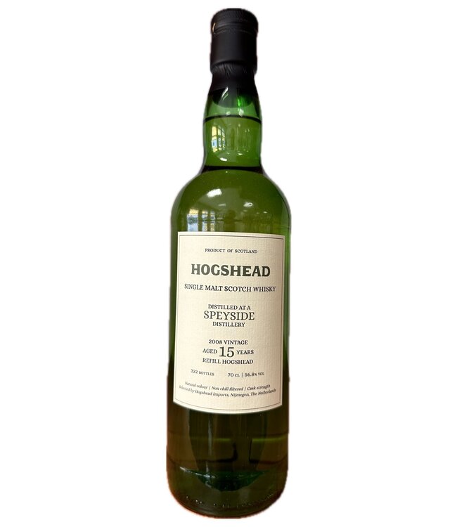 Speyside Distillery 15 Years Old 2008 Hogshead Indie 0,70 ltr 56,8%
