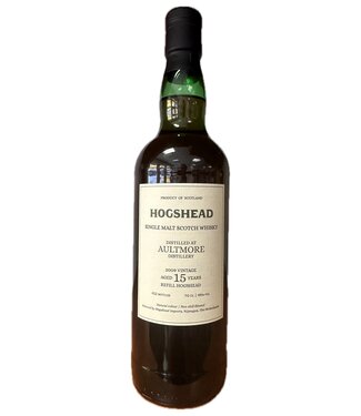 Aultmore Aultmore 15 Years Old 2009 Hogshead Indie 0,70 ltr 48%