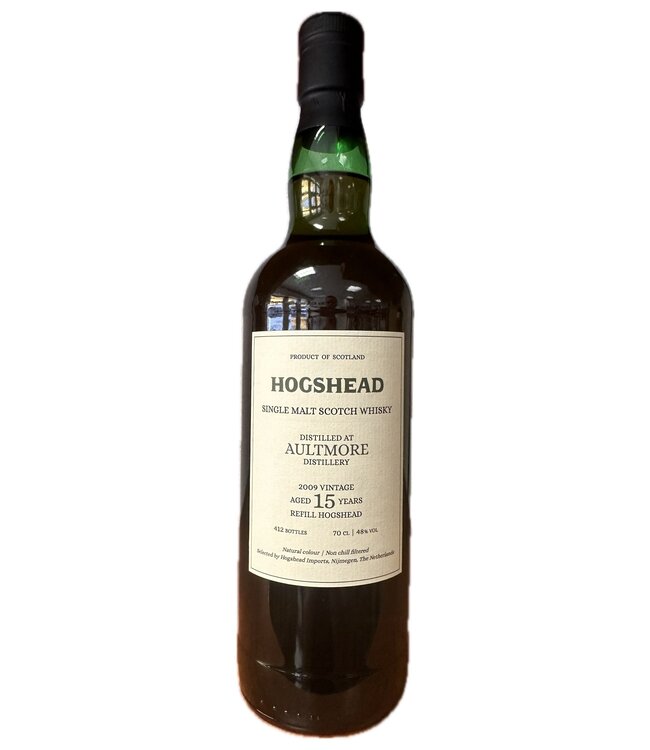 Aultmore 15 Years Old 2009 Hogshead Indie 0,70 ltr 48%