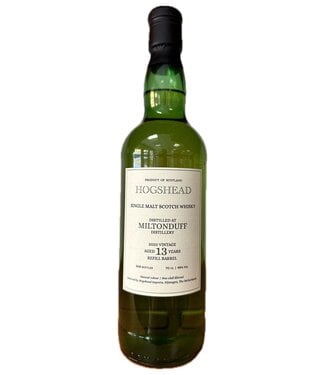 Miltonduff Miltonduff 13 Years Old 2010 Hogshead Indie 0,70 ltr 48%