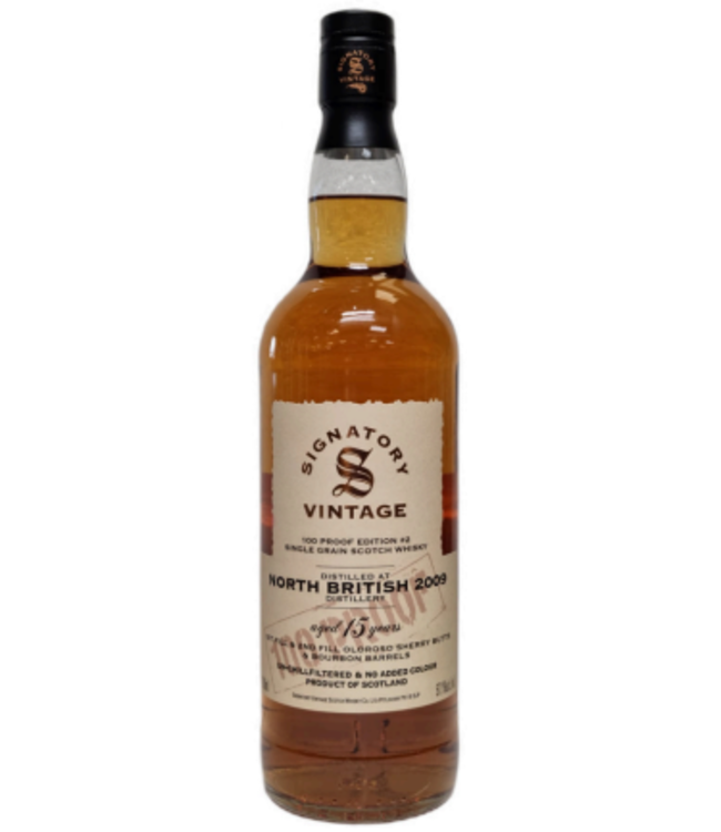 North British 2009 Signatory Vintage 100 Proof Edition #2 0,70 ltr 57,1%