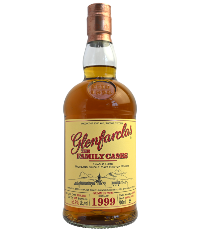 Glenfarclas Family Casks 1999 Summer Release 2024 Cask 7066 0,70 ltr 53,9%