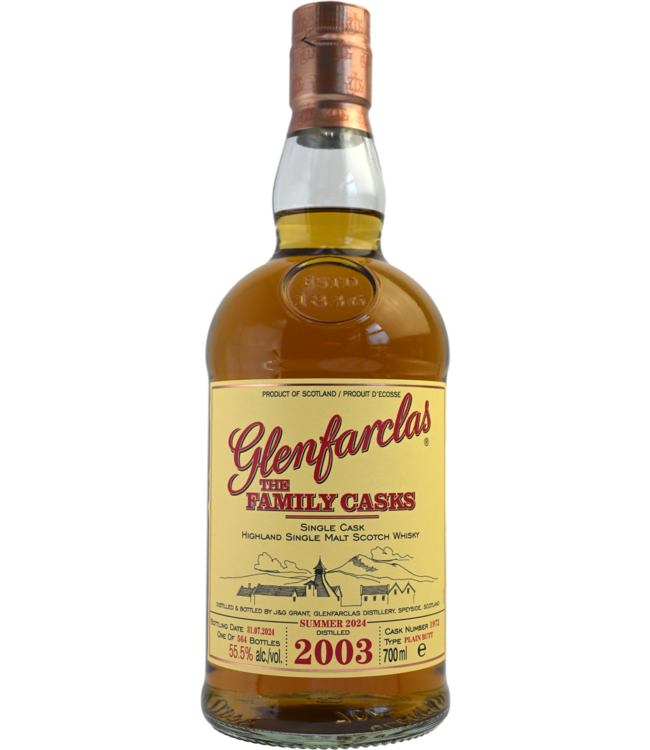 Glenfarclas Family Casks 2003 Summer Release 2024 Cask 1972 0,70 ltr 55,5%