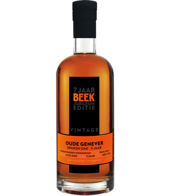 Beek Oude Genever 3 Jaar Oud Spanish Oak 0,70 ltr 41,1%