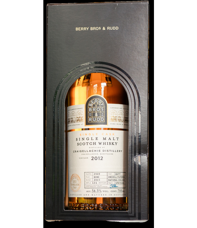 Craigellachie 2012 Berry Bros & Rudd 0,70 ltr 54,3%