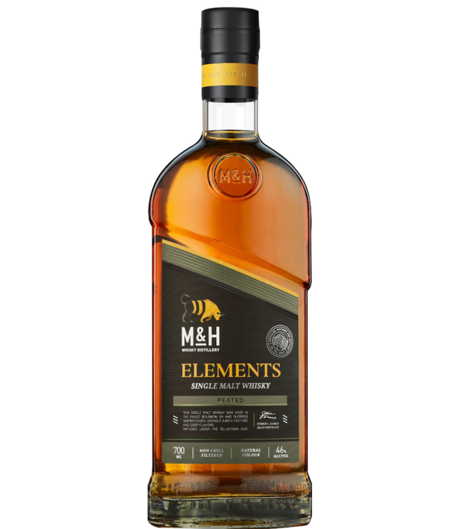 Milk & Honey Elements Peaty Cask 0,70 ltr 46%
